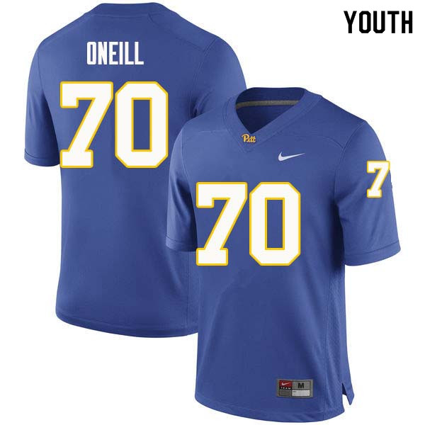 Youth #70 Brian ONeill Pittsburgh Panthers College Football Jerseys Sale-Royal